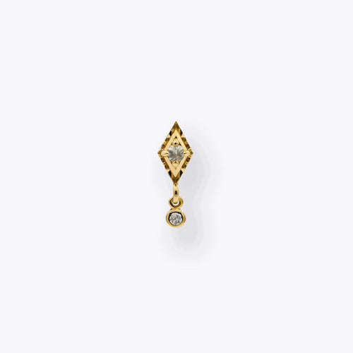 Dyna Drop Threadless End (Various Gems)