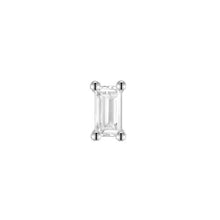Load image into Gallery viewer, Diamond Baguette Solitaire Prong Threadless End