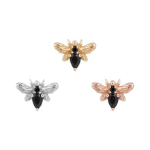 Load image into Gallery viewer, Bee Chic Black Spinel Threadless End