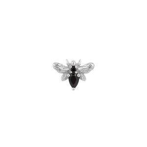 Bee Chic Black Spinel Threadless End