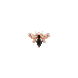 Bee Chic Black Spinel Threadless End