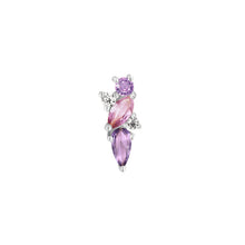 Load image into Gallery viewer, Visionary Amethyst + Pink Sapphire Threadless End