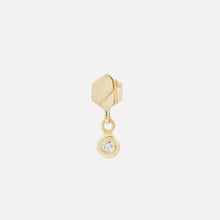 Load image into Gallery viewer, Hex Diamond Drop Threadless End