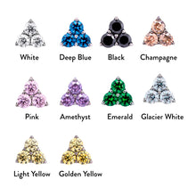 Load image into Gallery viewer, Junipurr Trinity Gem Threadless End