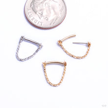 Load image into Gallery viewer, Just a Peek Chained Septum Piece