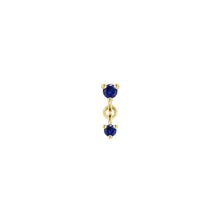 Load image into Gallery viewer, Cascade 2 - Faceted Gemstone Threadless End (Various Gems and Sizes)
