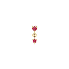 Load image into Gallery viewer, Cascade 2 - Faceted Gemstone Threadless End (Various Gems and Sizes)