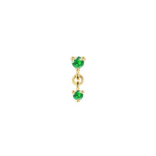 Load image into Gallery viewer, Cascade 2 - Faceted Gemstone Threadless End (Various Gems and Sizes)
