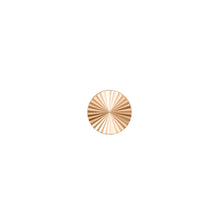 Load image into Gallery viewer, Solid Gold Disc - Ray Threadless End (Various Sizes)