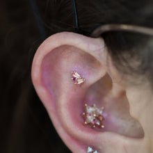 Load image into Gallery viewer, Pillar Threadless End (Various Gems)