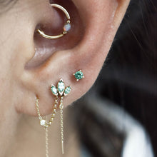 Load image into Gallery viewer, Emerald Prong Threadless End