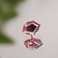 Load image into Gallery viewer, Freeform Pink Spinel Double Claw Set Threadless End - Limited Release