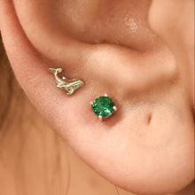 Load image into Gallery viewer, Emerald Prong Threadless End