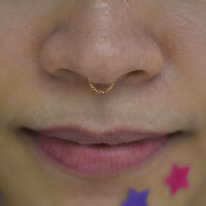 Mind the Gap Chained Septum Piece
