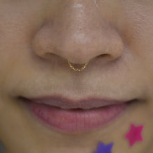 Load image into Gallery viewer, Just a Peek Chained Septum Piece