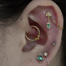 Load image into Gallery viewer, Muse 16G Seam Ring (Daith Orientation)