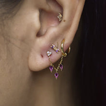 Load image into Gallery viewer, Damselfly Threadless End (Various Gems)