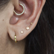 Load image into Gallery viewer, Hammered Disc Threadless End