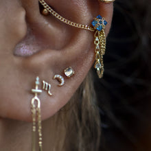 Load image into Gallery viewer, Cab Prong Threadless End (Various Gems)