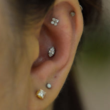 Load image into Gallery viewer, Marquise Cut Prong Gem Threadless End