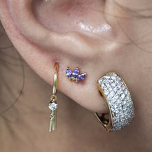 Load image into Gallery viewer, Triple Marquise Fan Threadless End (Various Colors)