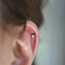 Load image into Gallery viewer, Cab Prong Threadless End (Various Gems)