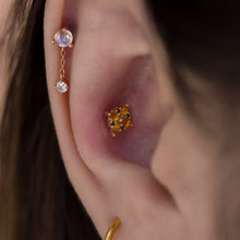 Load image into Gallery viewer, Tiny Pleades Threadless End (Various Gems)