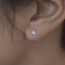Load image into Gallery viewer, Micro Pave Triangle