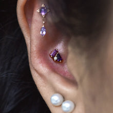 Load image into Gallery viewer, Pillar Threadless End (Various Gems)