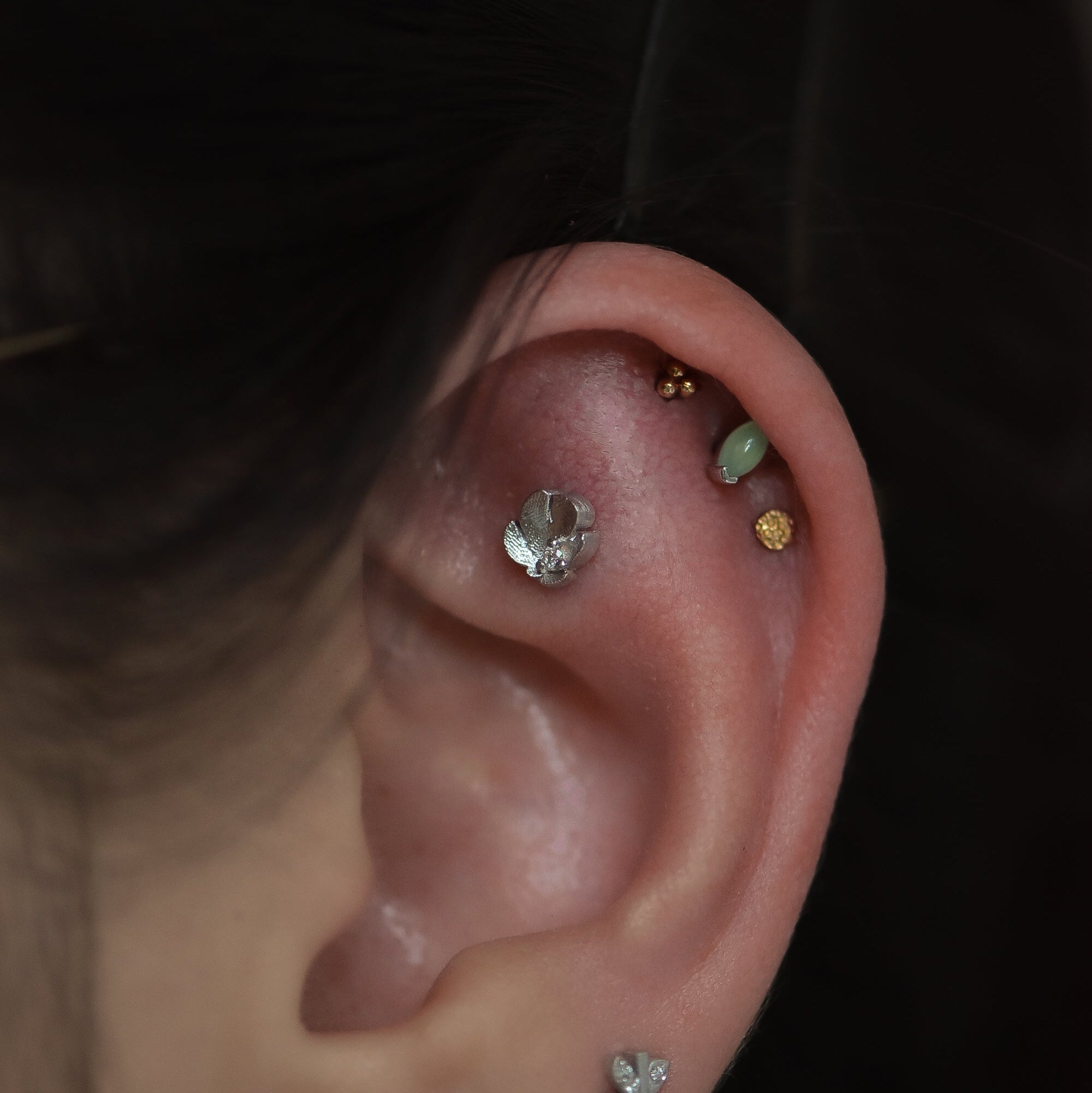 Piercing Pds Pupil Hall Dandy with Diamond Threadless End – Piercing Day Studio