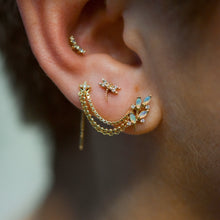 Load image into Gallery viewer, Damselfly Threadless End (Various Gems)