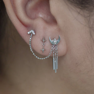 Stick Around Triple Strand Charm