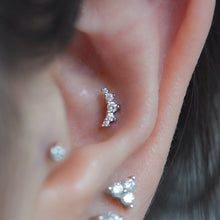 Load image into Gallery viewer, Arch - Annette Threadless End (Various Gems)