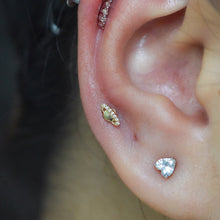 Load image into Gallery viewer, Calypso Mini Diamond Ring Threadless End