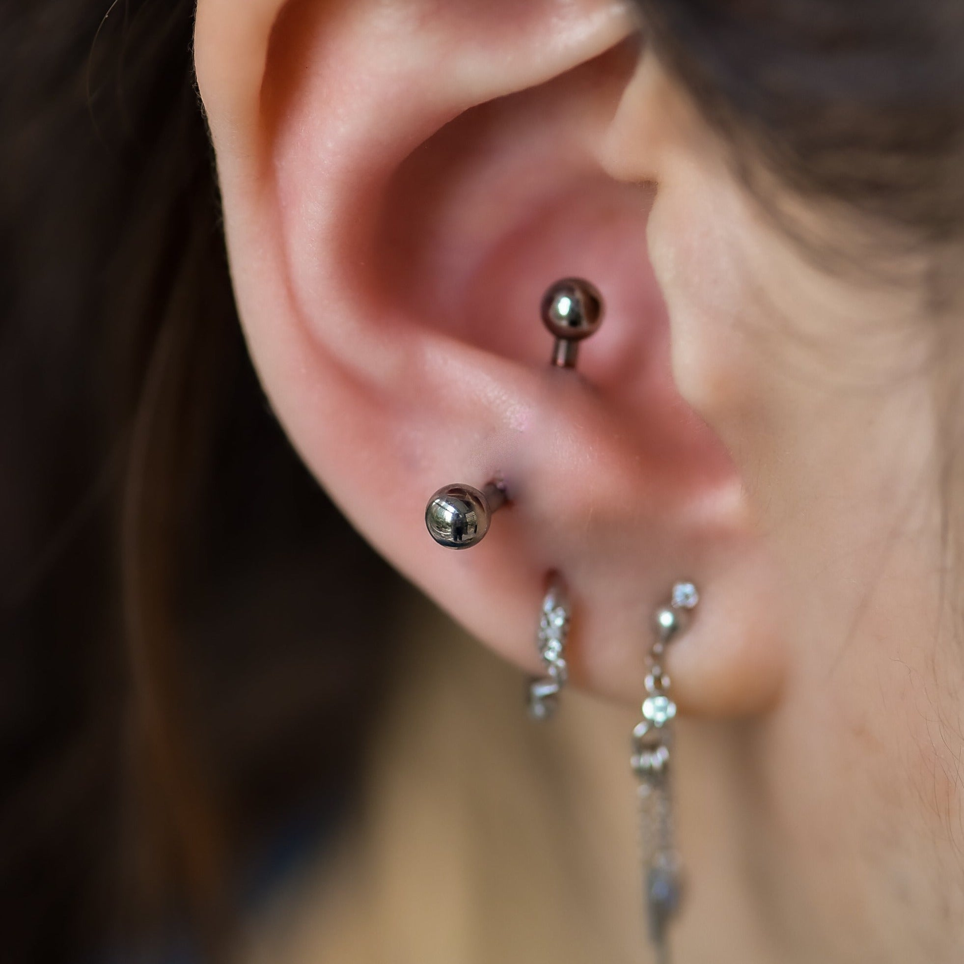 Piercing Pds 14G Anatometal Titanium Threaded Curved Barbell (Shaft Only) – Piercing ...