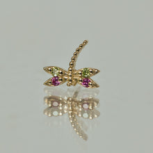 Load image into Gallery viewer, Damselfly Threadless End (Various Gems)