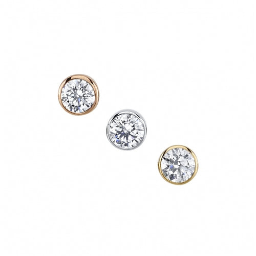 Round Bezel 14G/12G Back Threaded End
