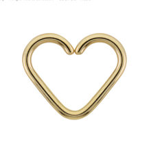 Load image into Gallery viewer, Gold Pure™ Heart Seam Ring