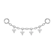 Load image into Gallery viewer, Chain with Tiny Dripping Diamonds (Various Styles)