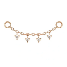 Load image into Gallery viewer, Chain with Tiny Dripping Diamonds (Various Styles)