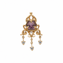 Load image into Gallery viewer, Au Audore x Modern Mood Pink Sapphire 16G Threaded End - Limited Release