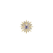 Load image into Gallery viewer, Surya Mini with Cabochon Gemstone Threadless End