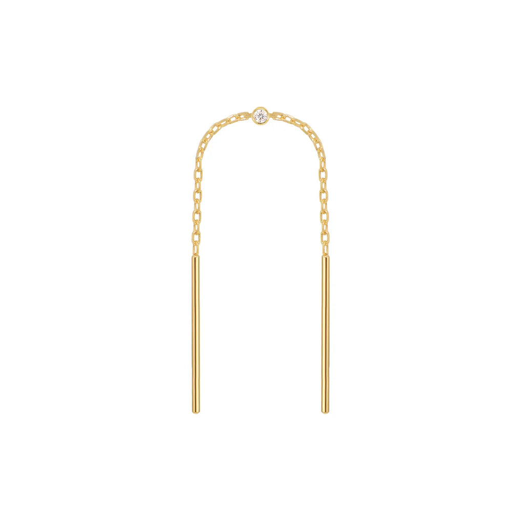 Chain with Diamond Bezel Threader