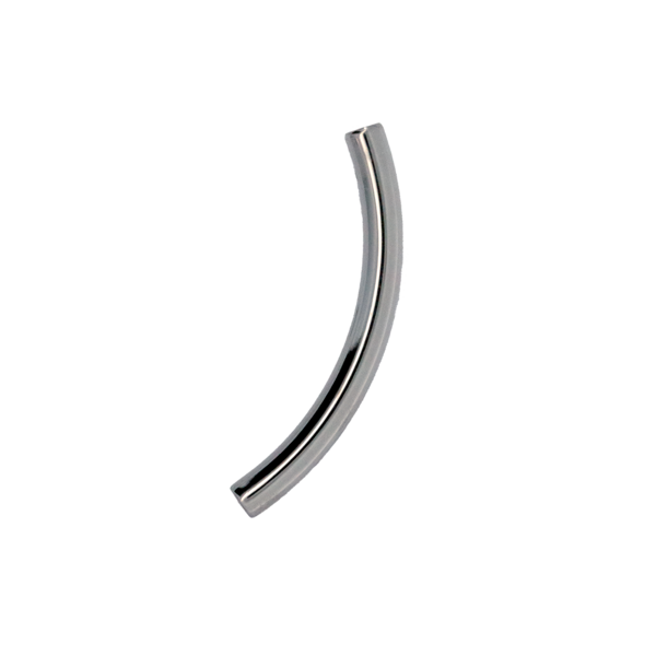 16G LeRoi Titanium Threaded Curved Barbell Post