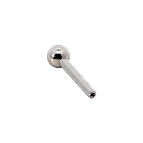 16G LeRoi Threaded Titanium Fixed Ball Barbell Post