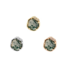 Load image into Gallery viewer, Vision Moss Agate Threadless End