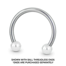 Load image into Gallery viewer, Titanium Threadless Circular Barbell