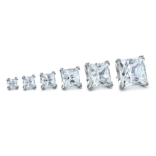 Load image into Gallery viewer, Princess Cut Prong Set Gem Threadless End