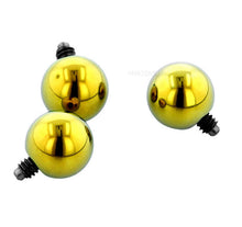 Load image into Gallery viewer, Titanium Ball 14G Threaded End