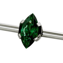 Load image into Gallery viewer, Double Side-Threaded Marquise 14G/12G Threaded End